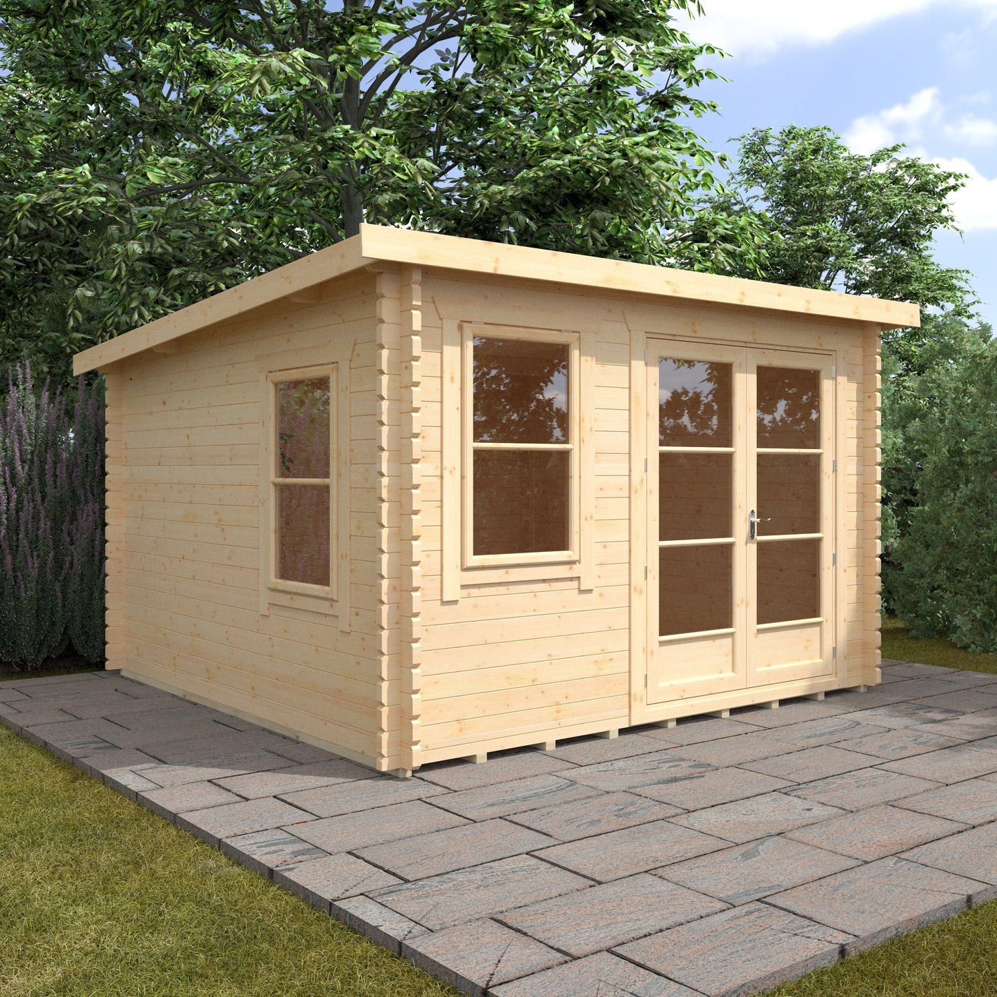 Belton 44mm Log Cabin - The Ultimate Garden Retreat