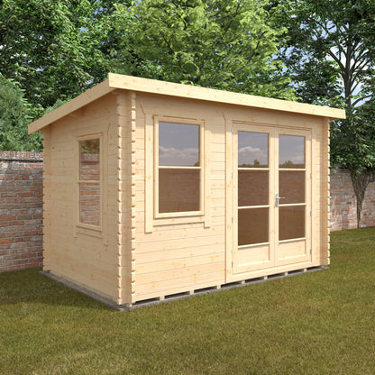 Belton 44mm Log Cabin - The Ultimate Garden Retreat