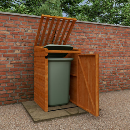 Premium Wooden Wheelie Bin Store | Secure & Stylish Bin Storage