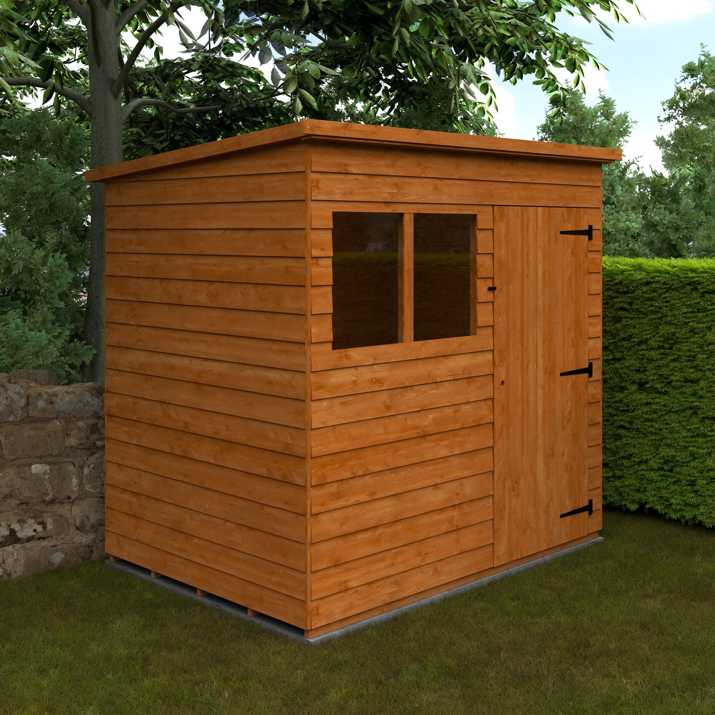 Budget Pent Garden Shed - Wooden Storage Solution