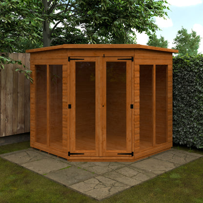 Full Pane Corner Summerhouse - Stylish Garden Addition