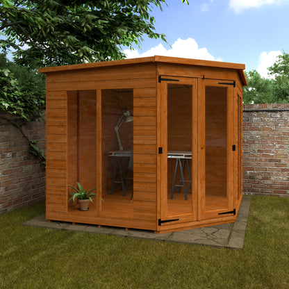 Full Pane Corner Summerhouse - Stylish Garden Addition