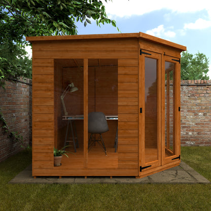 Full Pane Corner Summerhouse - Stylish Garden Addition