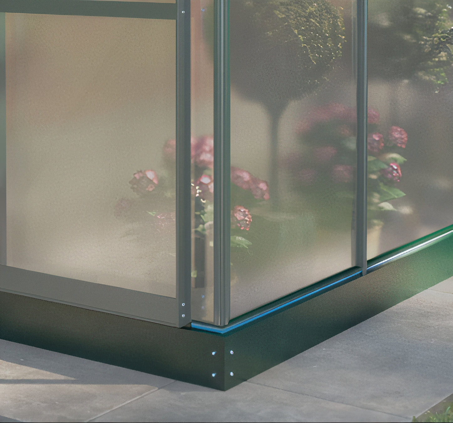 Polycarbonate Lean-To Greenhouse 4x8