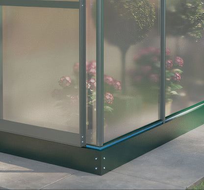 Polycarbonate Lean-To Greenhouse 4x8