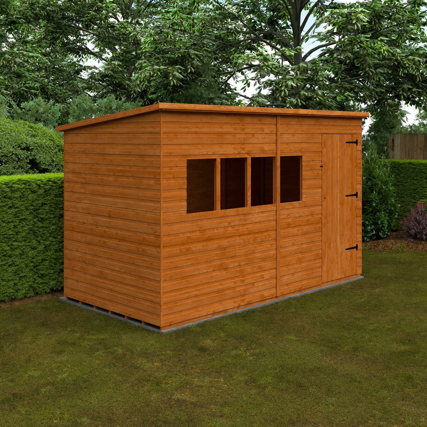 Deluxe Pent Garden Shed: Premium Storage Solution for Your Garden