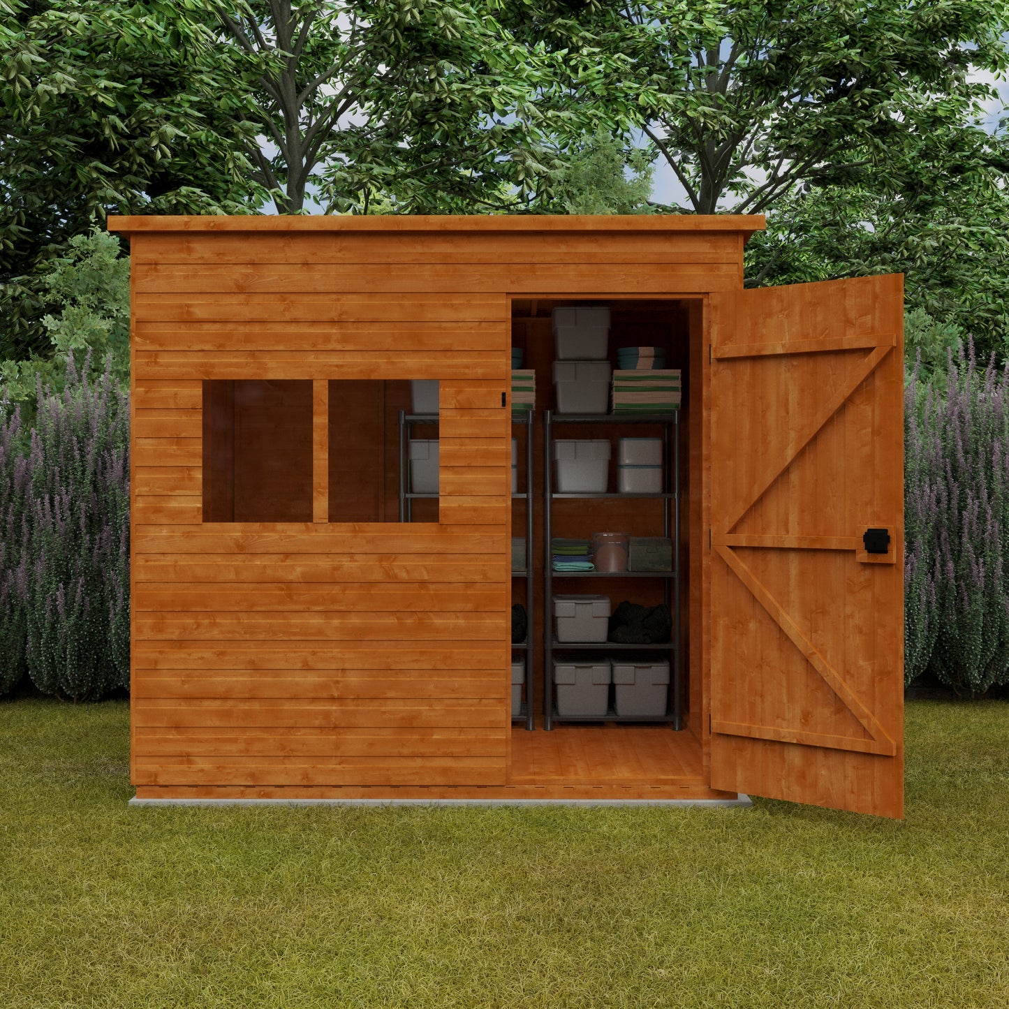 Deluxe Pent Garden Shed: Premium Storage Solution for Your Garden