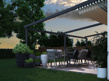 Verdeca Folding Roof Veranda with Aluminium Frame - Ultimate Flexibility and Sleek Design