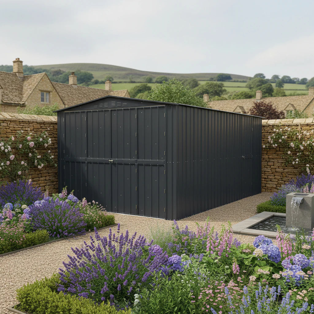 Globel Dual Door Workshop Garage Metal