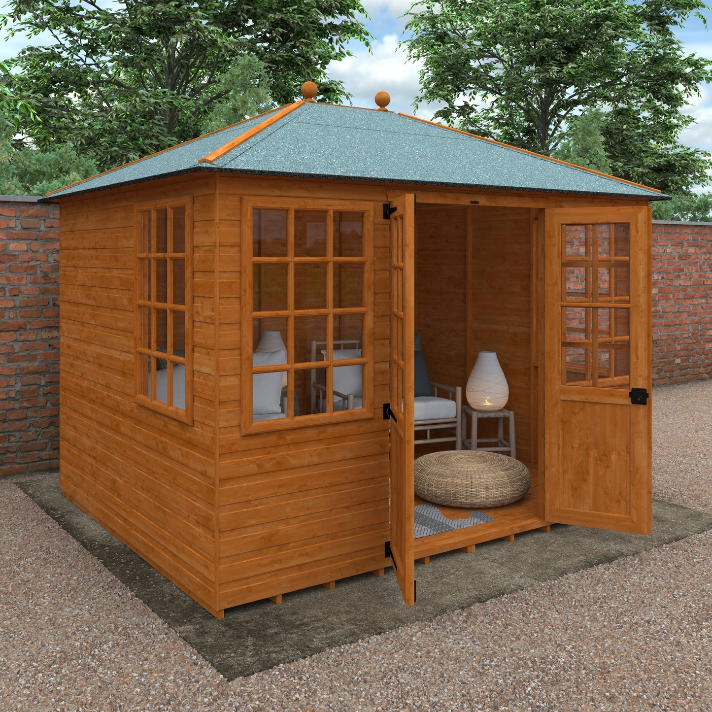 Georgian Pyramid Summerhouse: Timeless Elegance and Superior Functionality