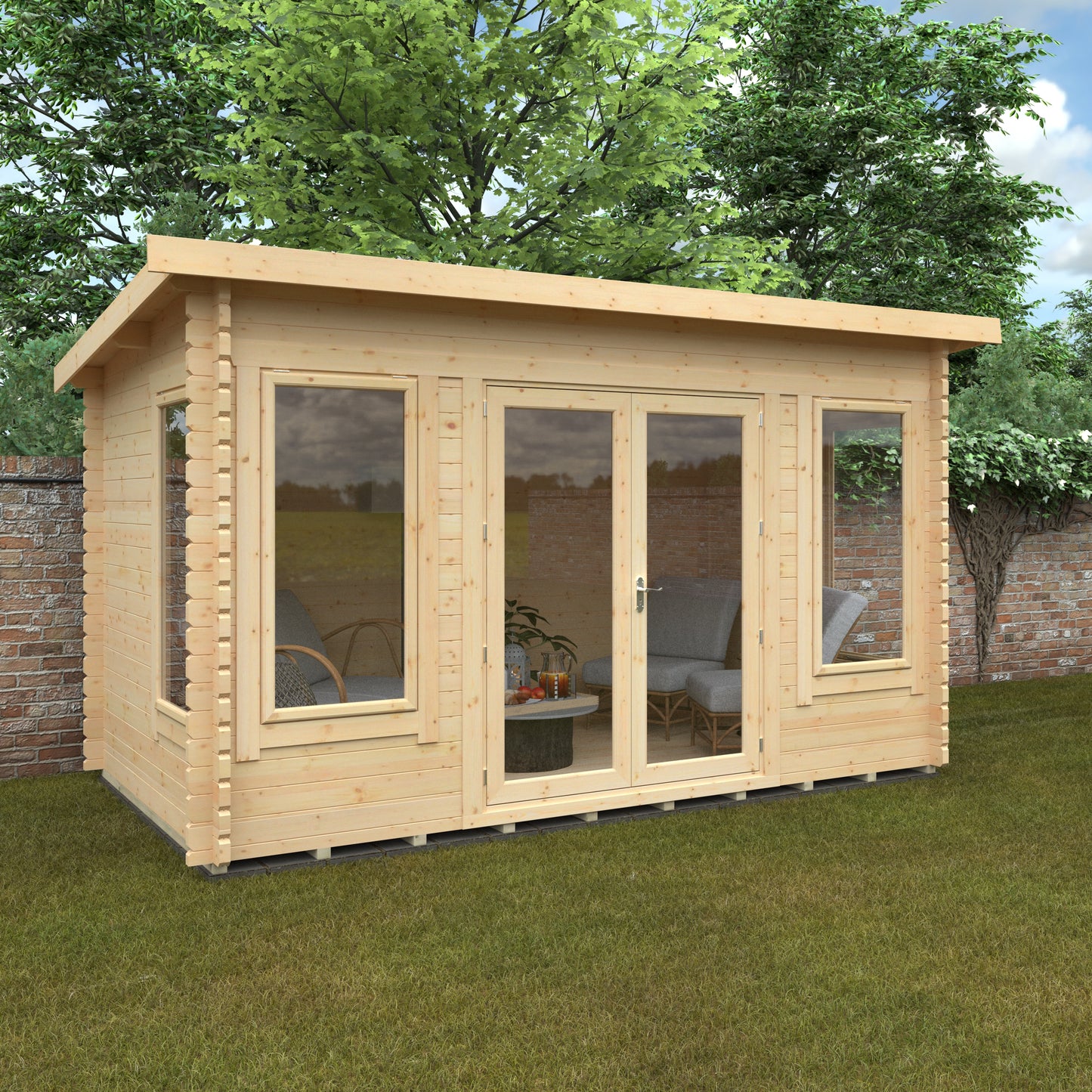 Hatfield 44mm Log Cabin - Perfect Outdoor Retreat