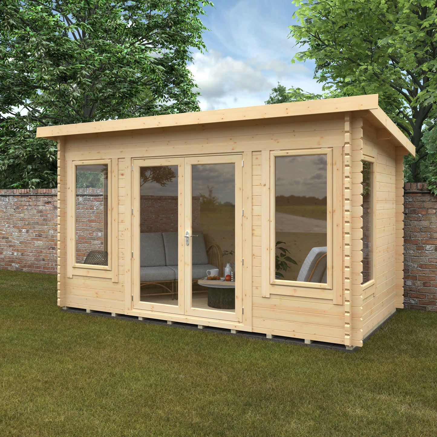 Hatfield 44mm Log Cabin