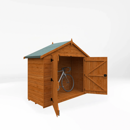Apex Compact Bike Shed: Superior Bike Storage with Extra Space