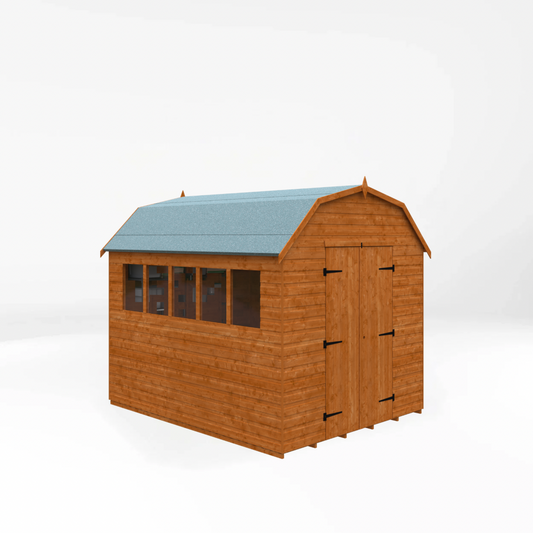 Rustic Barn Shed: Spacious, Charming, and Practical
