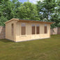 Jacob 44mm Log Cabin - Premium Garden Cabin with Contemporary Hipex Roof