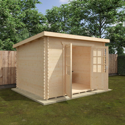 Kingsley 28mm Log Cabin – Premium Garden Office and Summer House