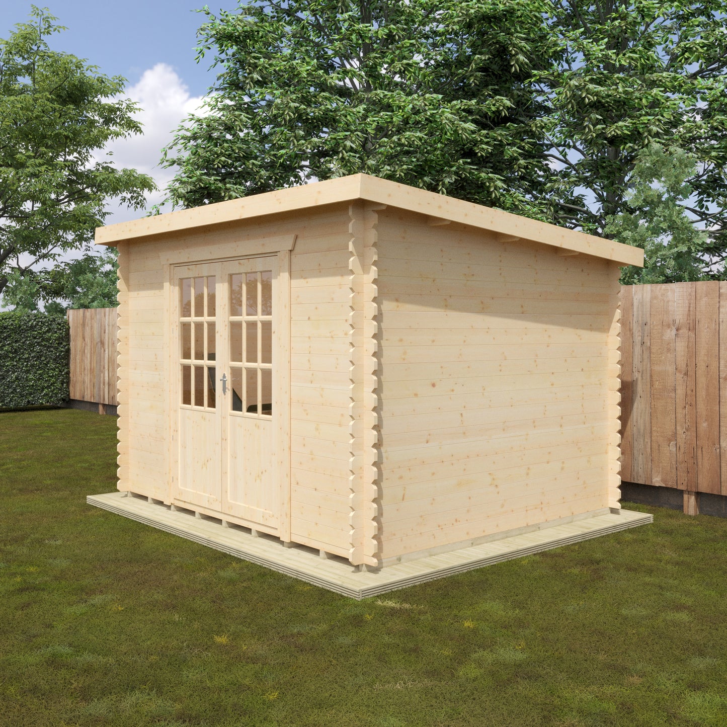 Kingsley 28mm Log Cabin – Premium Garden Office and Summer House