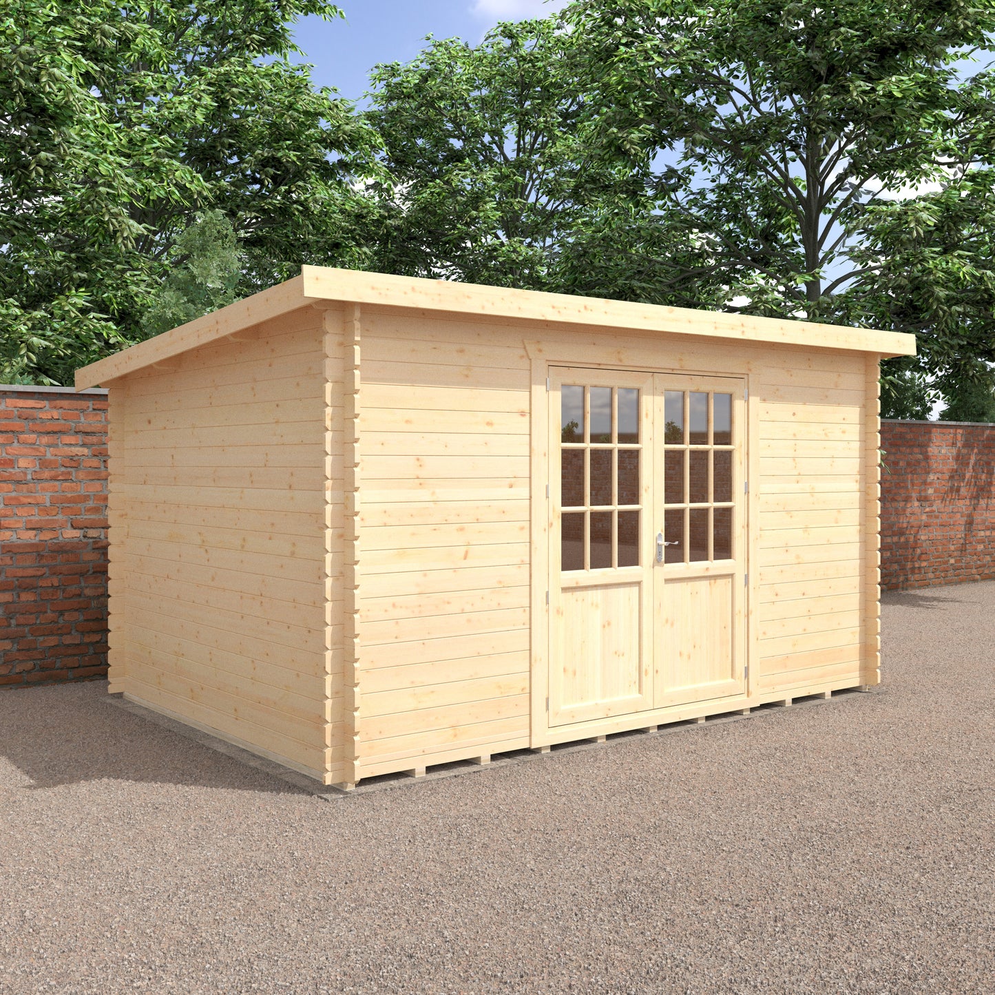 Kingsley 28mm Log Cabin – Premium Garden Office and Summer House