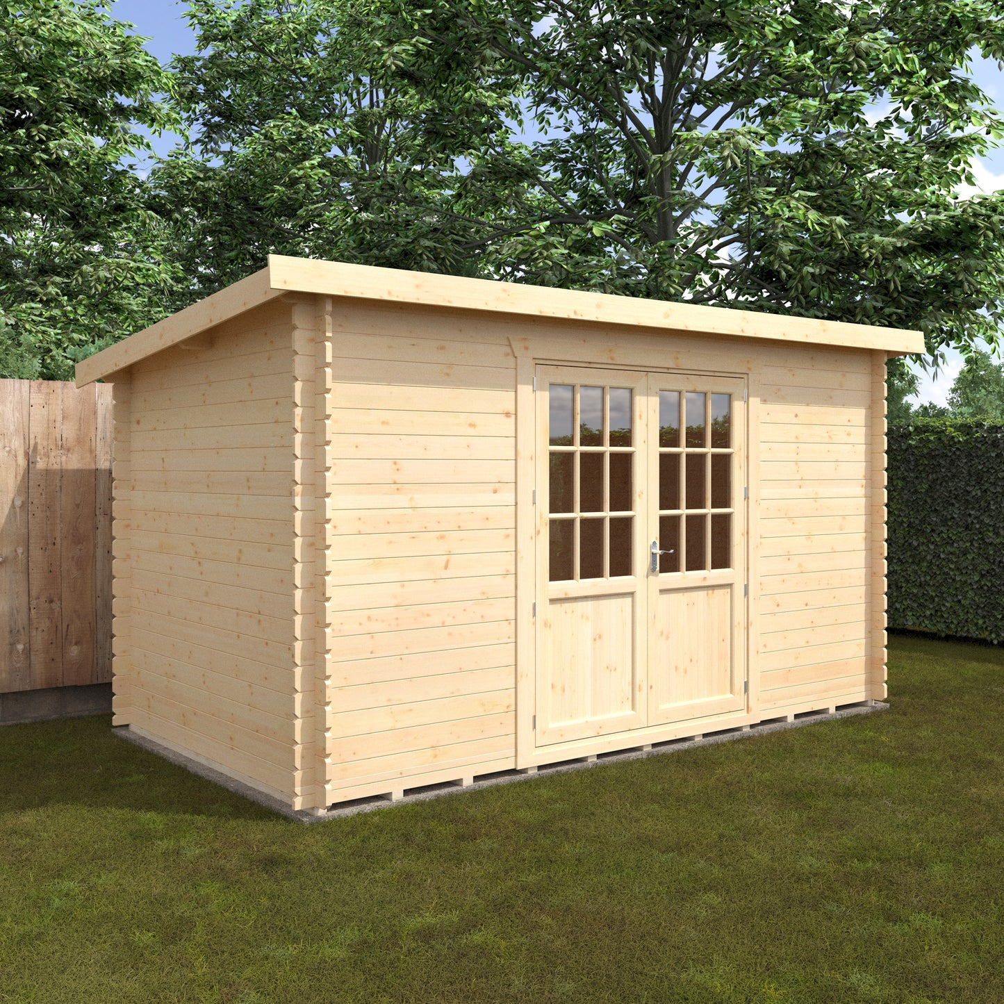 Kingsley 28mm Log Cabin – Premium Garden Office and Summer House