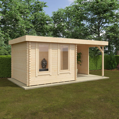 Lulworth 44mm Log Cabin: The Perfect Outdoor Sanctuary