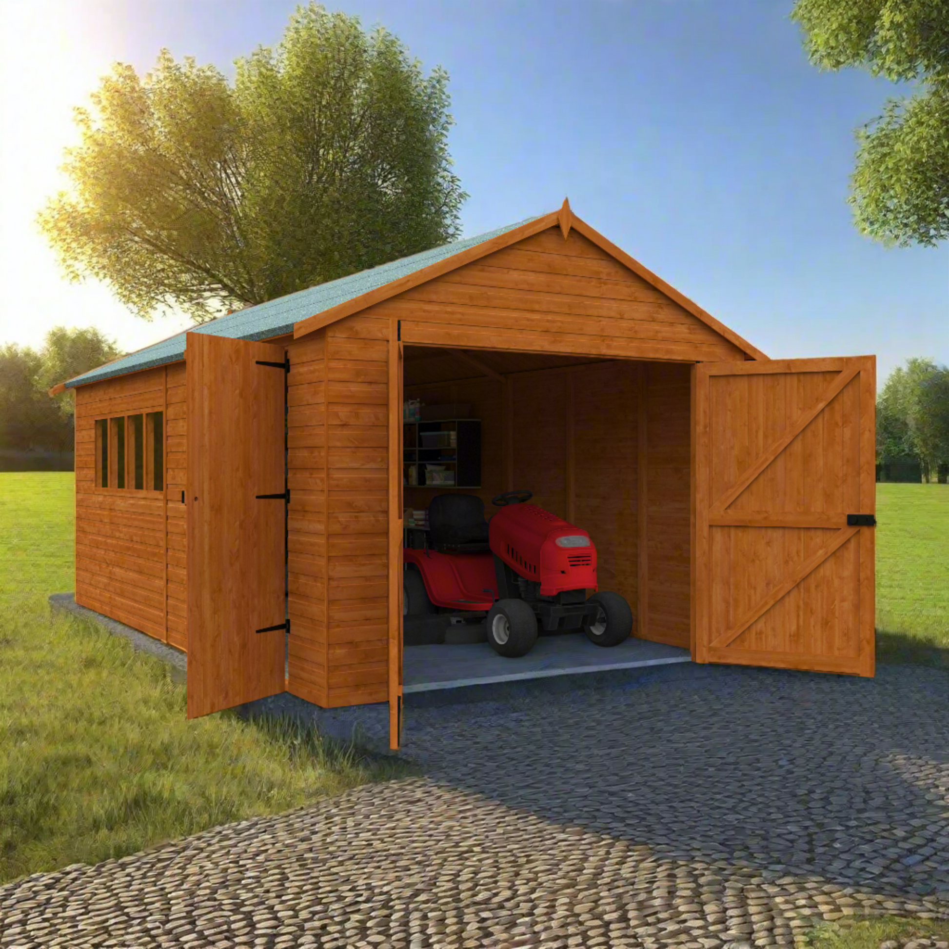 Premium Wooden Garage