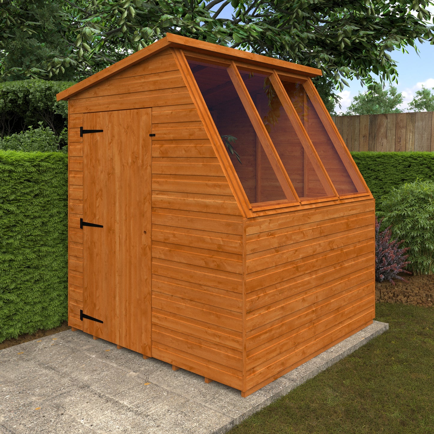 Jewel Potting Shed - Premium Wooden Garden Shed with Extra Large Windows