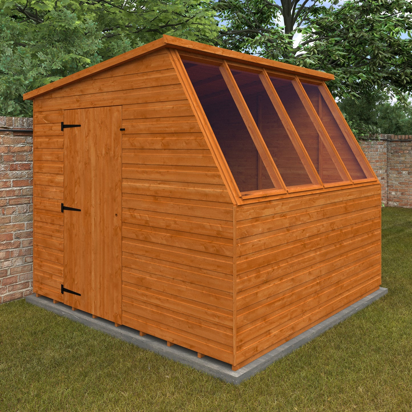 Jewel Potting Shed - Premium Wooden Garden Shed with Extra Large Windows