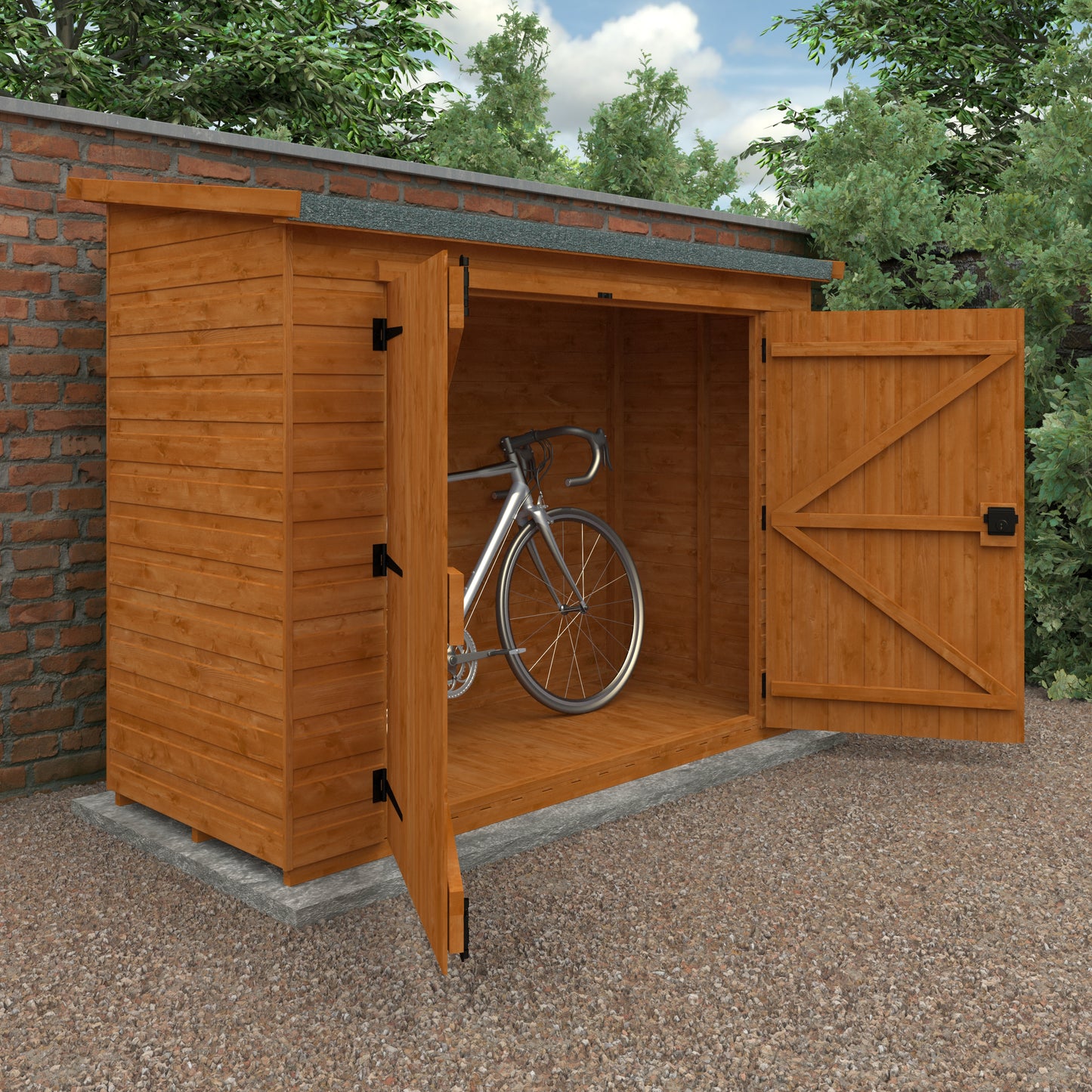 Pent Compact Bike Shed: The Perfect Solution for Bike Storage