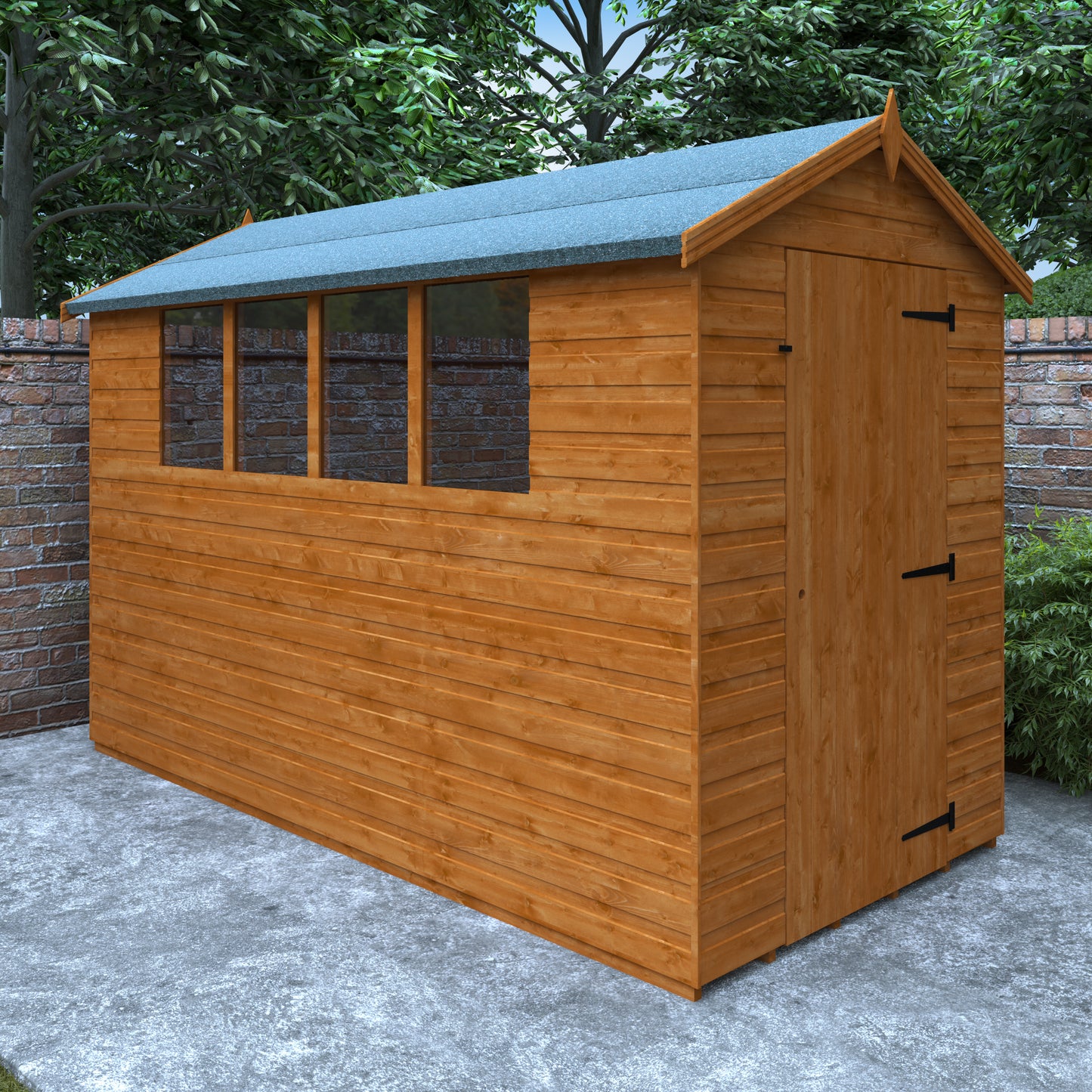 Super Apex Garden Shed - Wooden Storage Shed