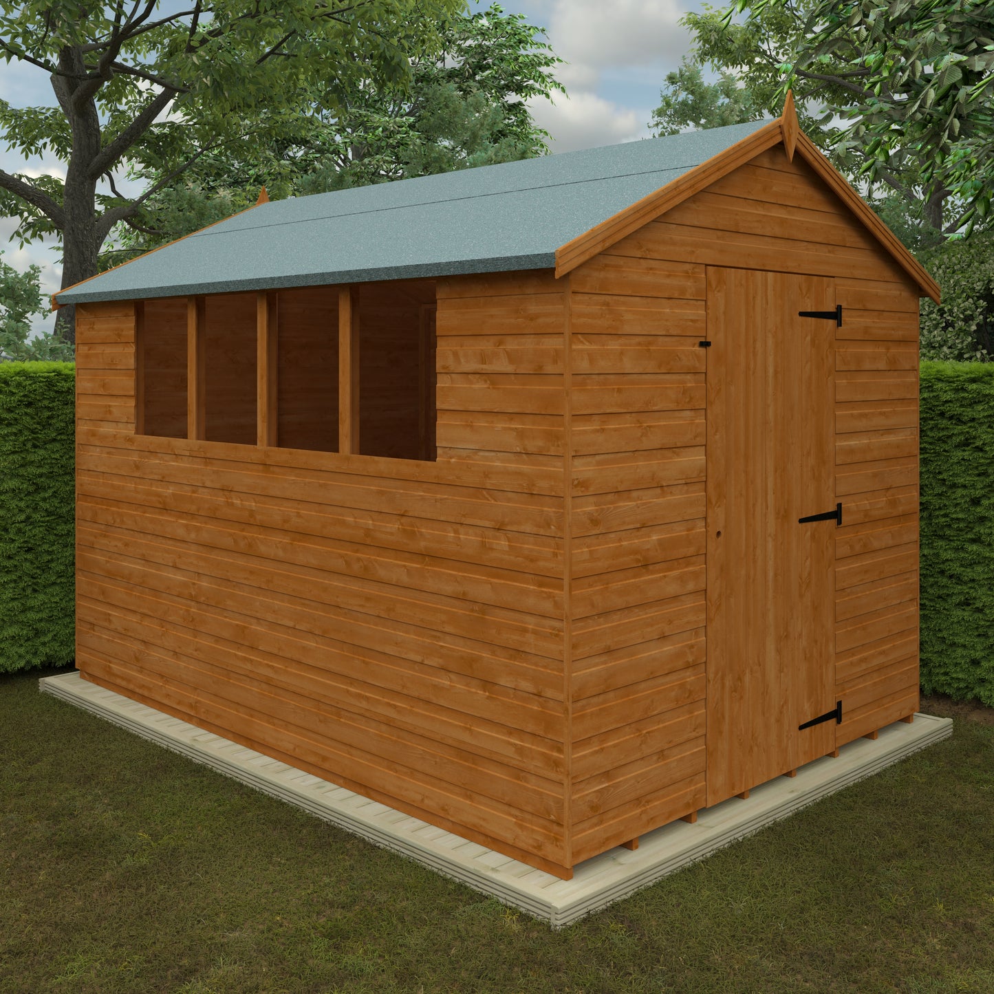 Super Apex Garden Shed - Wooden Storage Shed