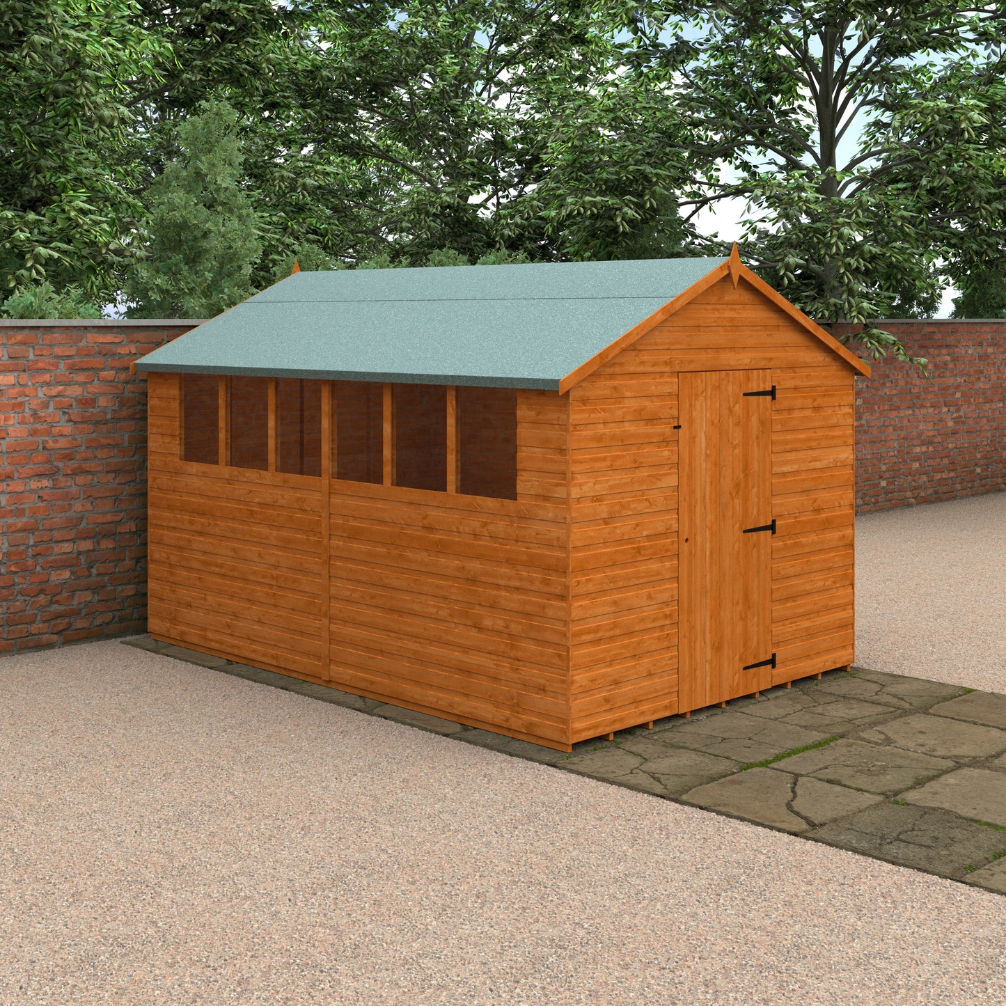 Super Apex Garden Shed - Wooden Storage Shed