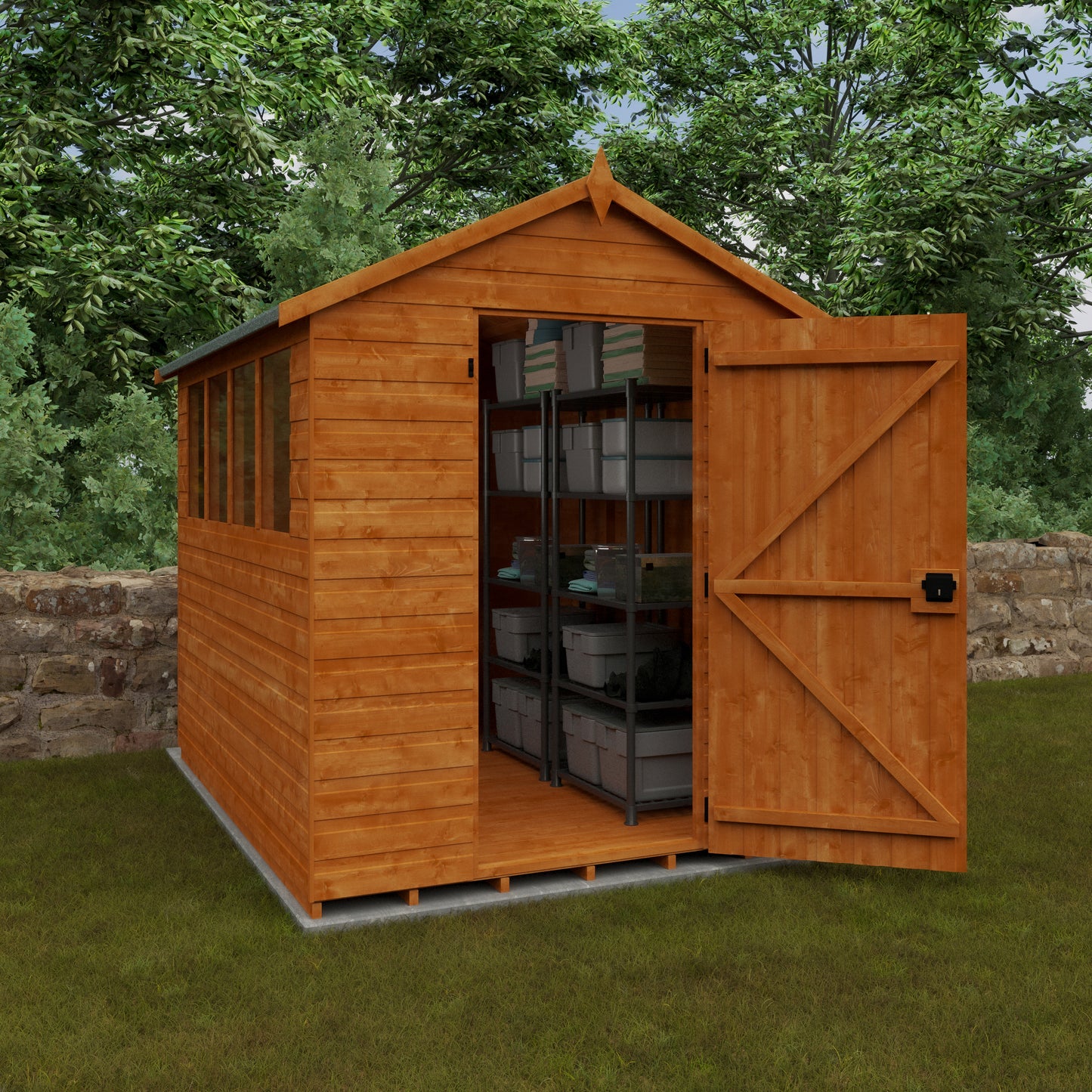 Super Apex Garden Shed - Wooden Storage Shed