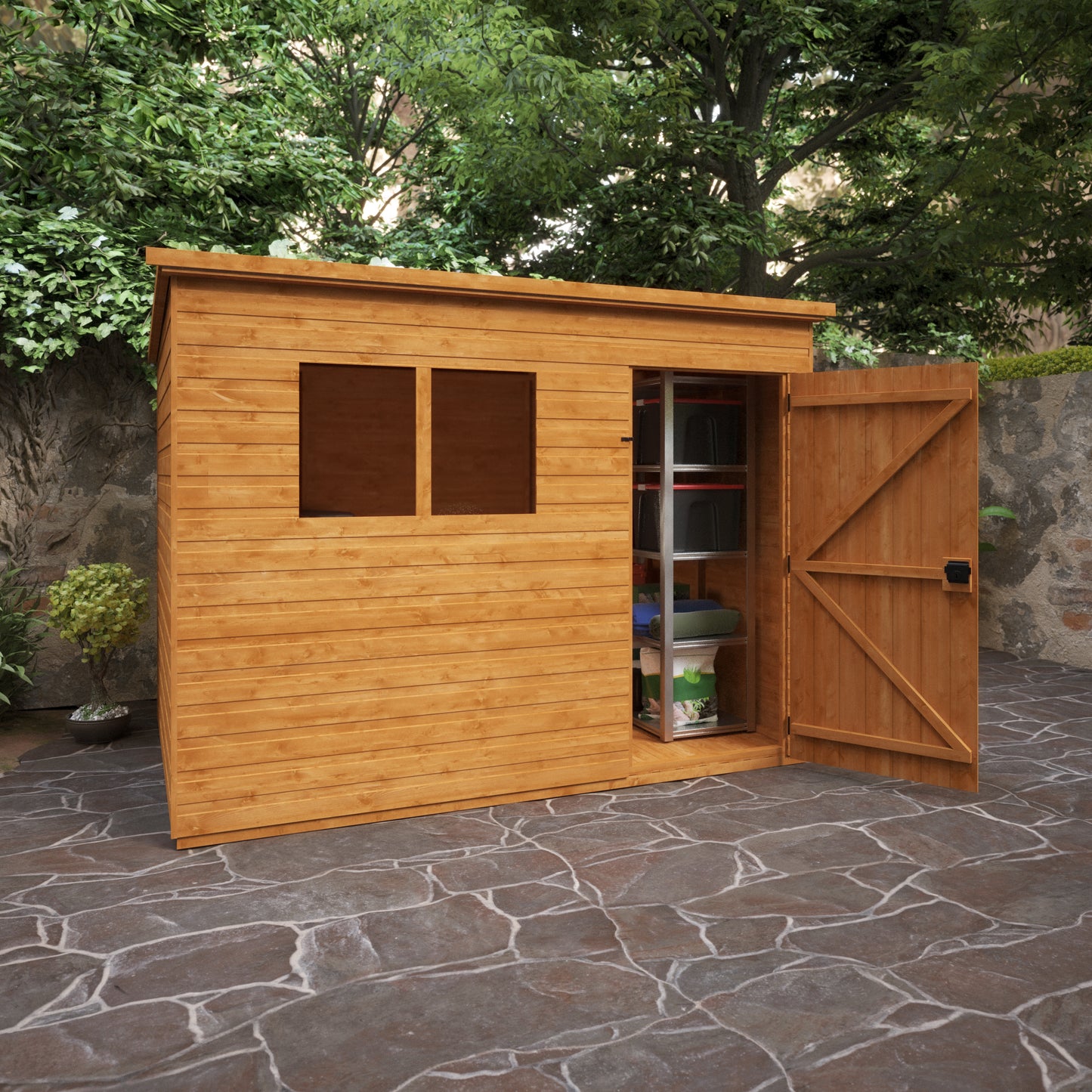 Super Pent Garden Shed: Durable and Versatile Outdoor Storage Solution