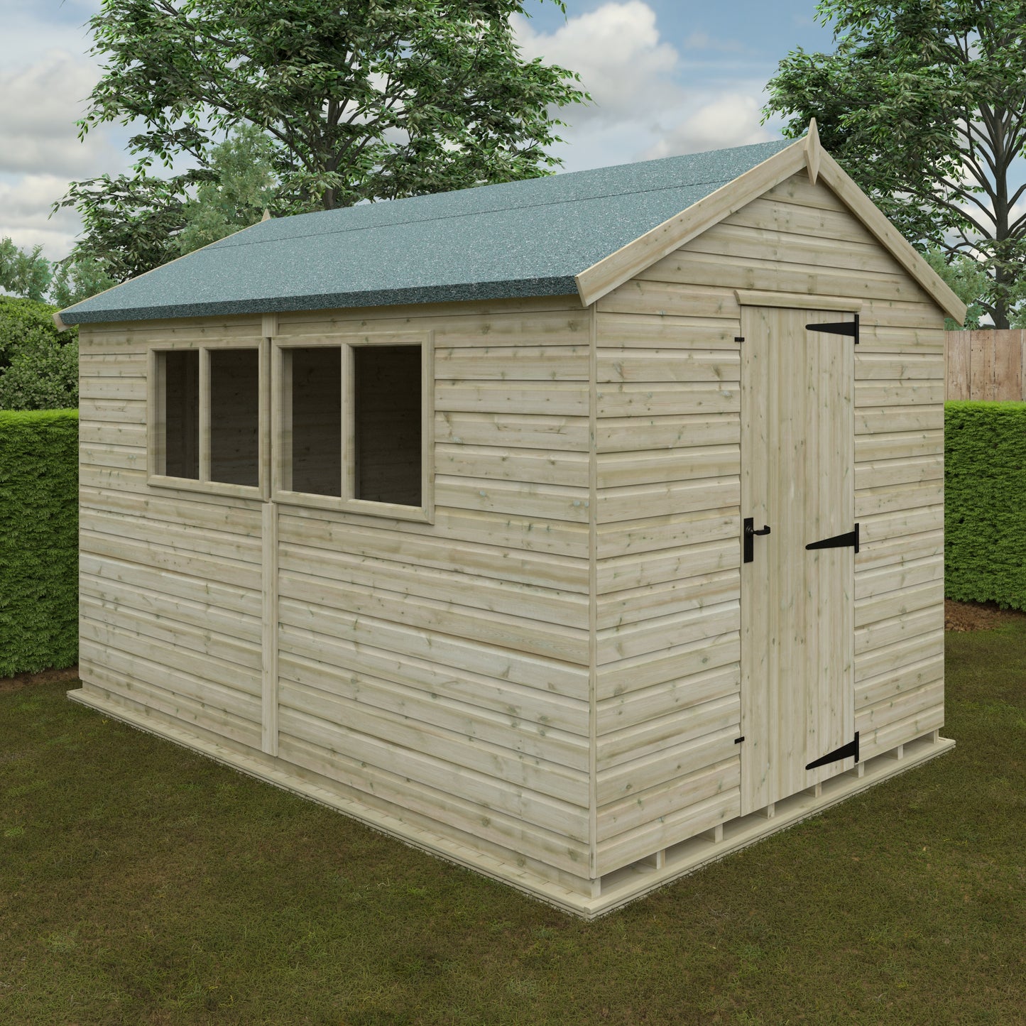 Tanalised Apex Premier Garden Shed - Premium Shed for Your Garden