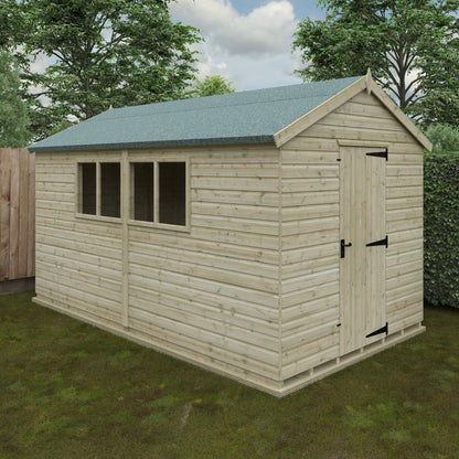 Tanalised Apex Premier Garden Shed - Premium Shed for Your Garden