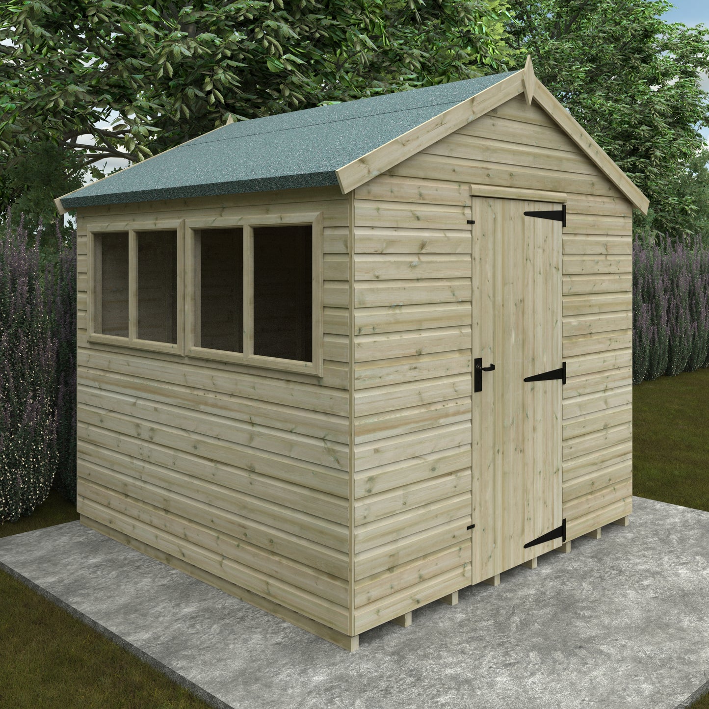 Tanalised Apex Premier Garden Shed - Premium Shed for Your Garden