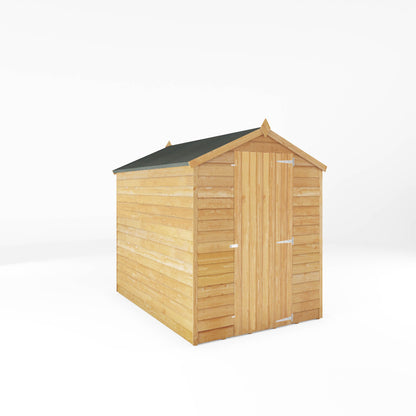Large Wooden Garden Shed Overlap Apex Roof Double Doors Windowless