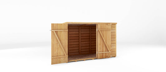 Overlap Pent Roof Bike Store