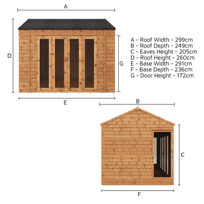 Garden Room Summerhouse Premium Shiplap Cladding Tounge & Groove