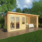 Elite Pent Log Cabin With Slatted or Patio Area