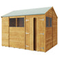 Versatile Overlap Wooden Garden Shed with Pent & Apex Roof Options