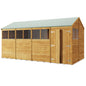 Versatile Overlap Wooden Garden Shed with Pent & Apex Roof Options