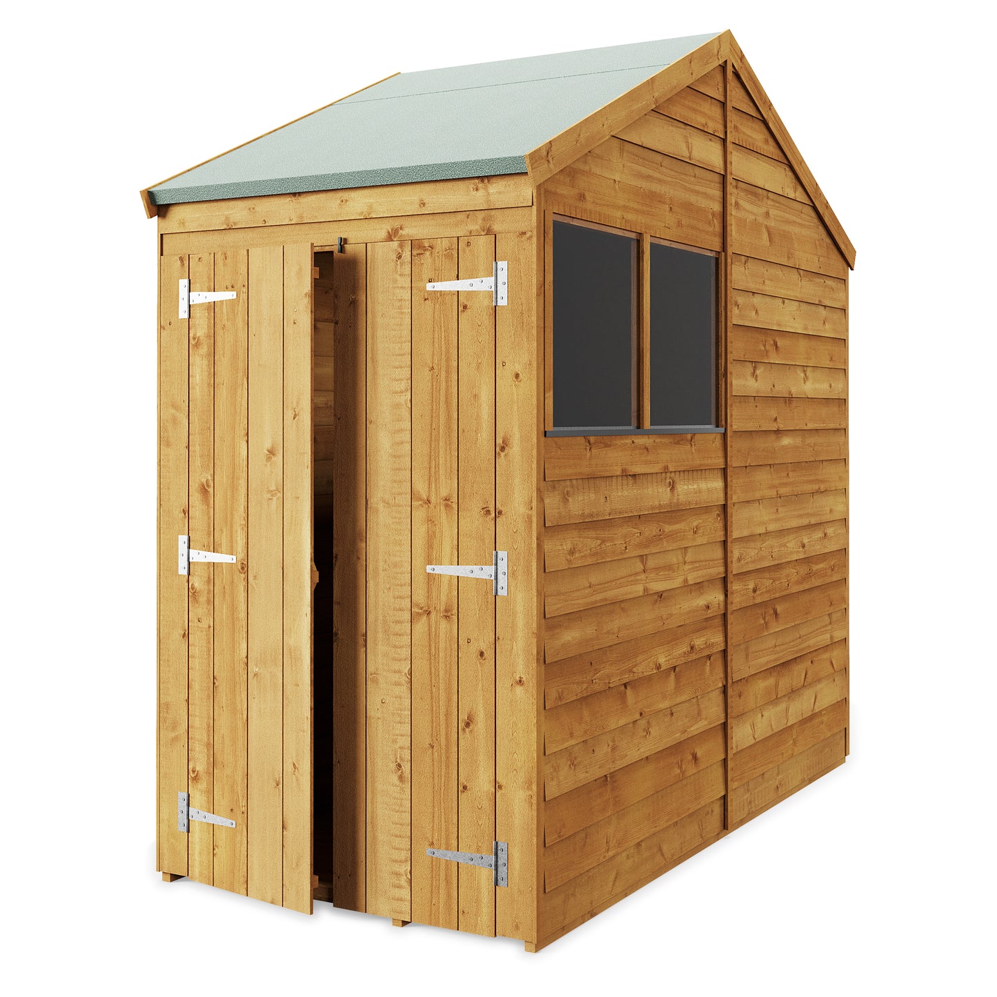 Versatile Overlap Wooden Garden Shed with Pent & Apex Roof Options