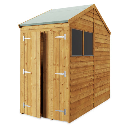 Versatile Overlap Wooden Garden Shed with Pent & Apex Roof Options