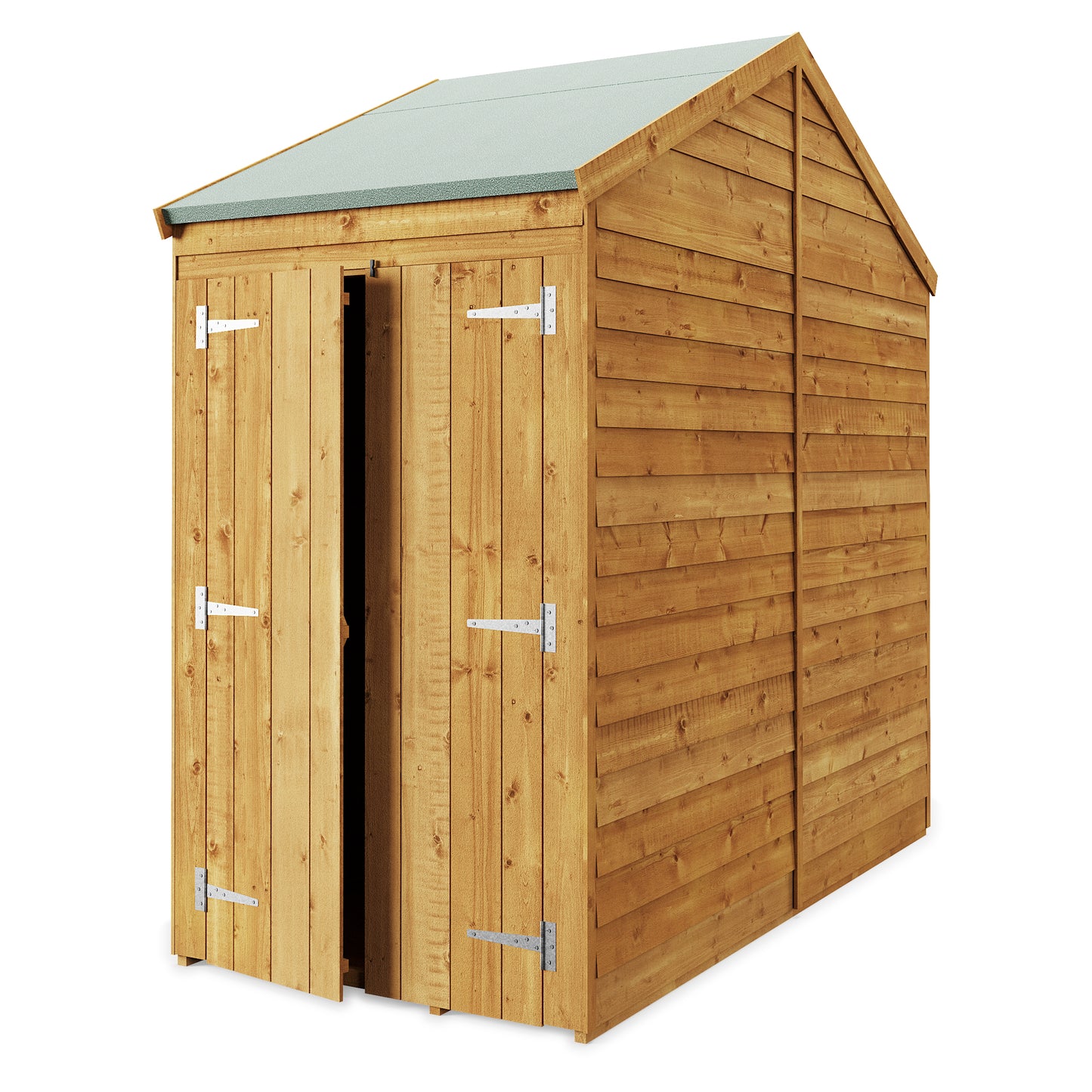 Versatile Overlap Wooden Garden Shed with Pent & Apex Roof Options