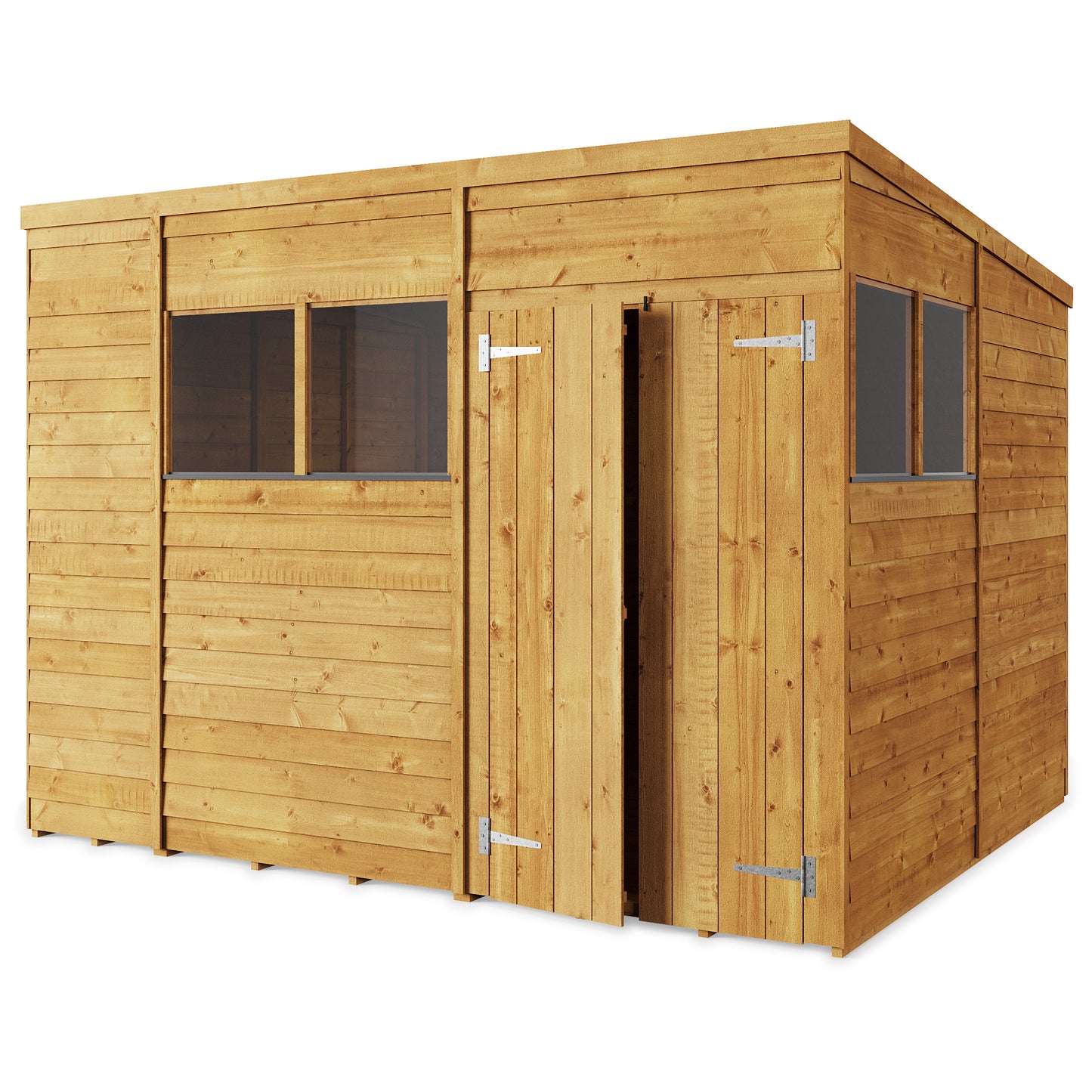 Versatile Overlap Wooden Garden Shed with Pent & Apex Roof Options