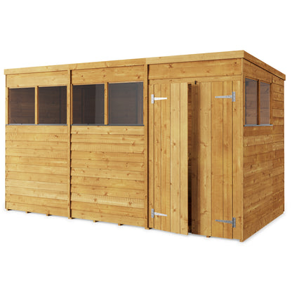 Versatile Overlap Wooden Garden Shed with Pent & Apex Roof Options