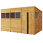 Versatile Overlap Wooden Garden Shed with Pent & Apex Roof Options