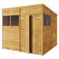 Versatile Overlap Wooden Garden Shed with Pent & Apex Roof Options