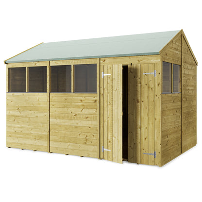 Heavy-Duty Tongue & Groove Garden Shed - Customizable & Pressure Treated | Shiny Gardens